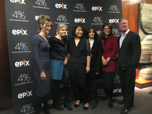 Elle Editor-in-Chief Robbie Myers, Mary Harron, Caroline Suh, Amy Heckerling, Dr. Stacy Smith and Epix president-CEO Mark Greenberg